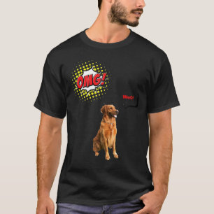 Woof Omg Mel Golden Retriever Dog Golden Cute Pupp T-Shirt