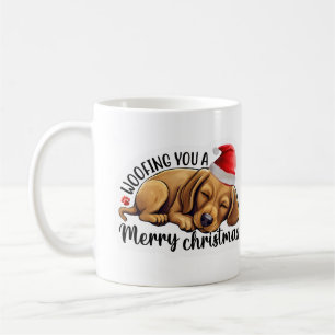 Woofing you a Merry Christmas Coffee Mug