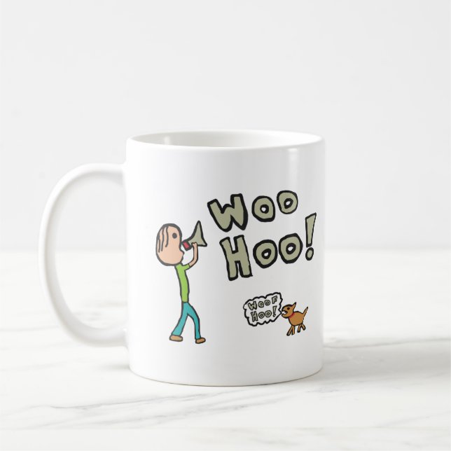 Woohoo Coffee Mug (Left)