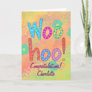 WooHoo Name Personalised Friends Personalised Card