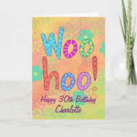 WooHoo Name Personalized Happy 60th Birthday