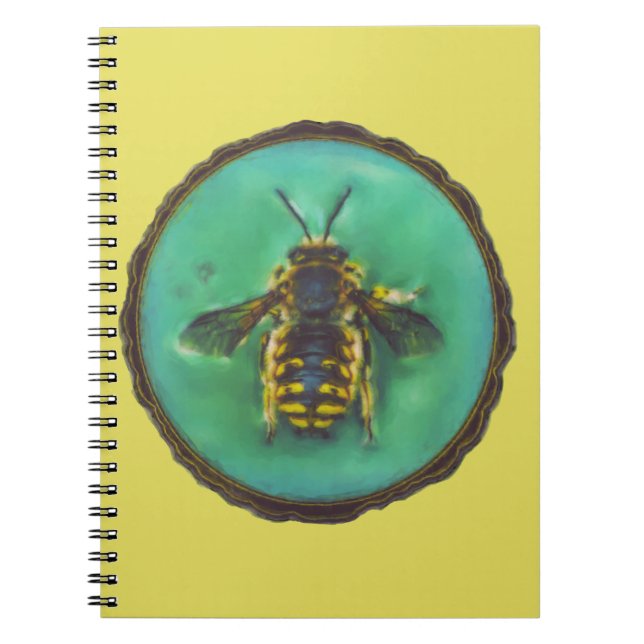 Wool Carder Bee Notebook (Front)
