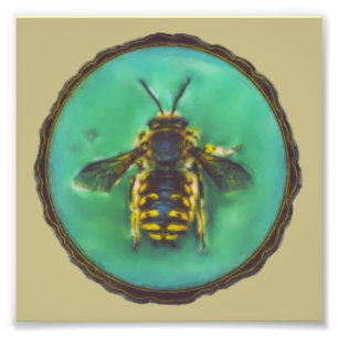 Wool Carder Bee Photo Print