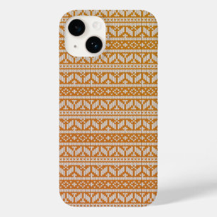 Wool Cross Stitch Knit Knitted Christmas Pattern   Case-Mate iPhone 14 Case