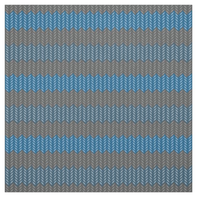 Wool Fabric Blue Wool Pattern Fabric Textiles (Swatch)