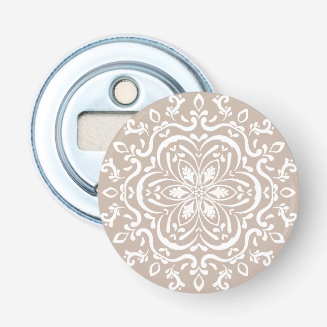 Wool Mandala Bottle Opener (Front)