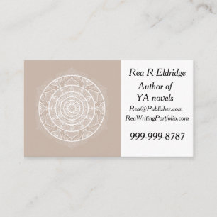 Wool Mandala Business Card