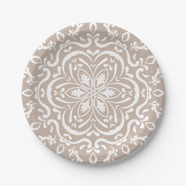 Wool Mandala Paper Plate (Front)