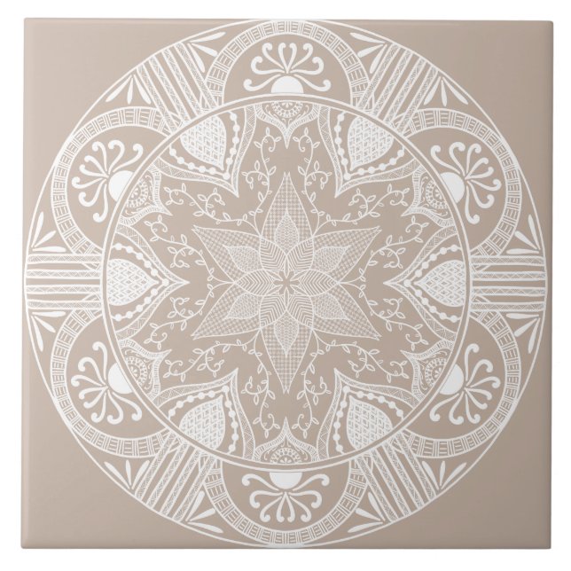 Wool Mandala Tile (Front)