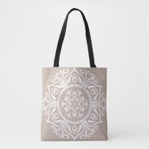 Wool Mandala Tote Bag