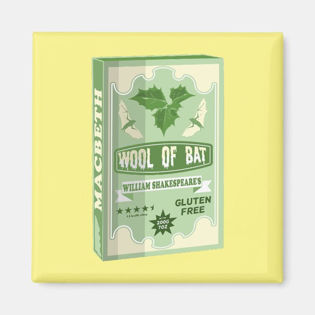 WOOL OF BAT MACBETH WITCHES MAGNET (Front)