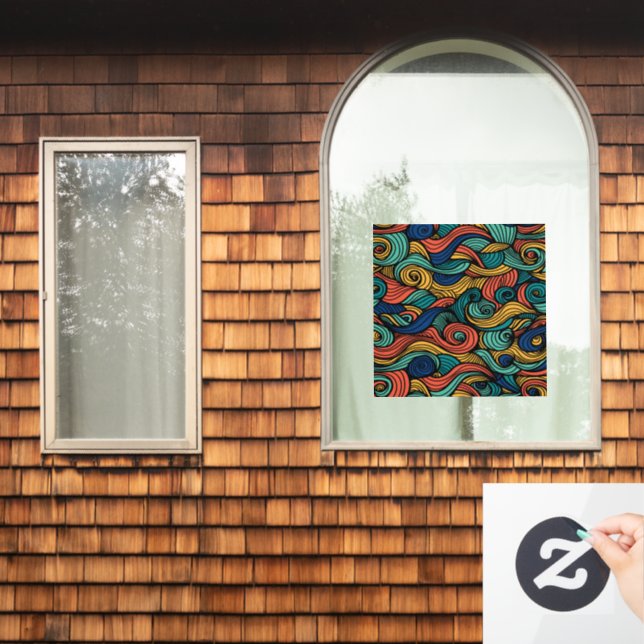 Wool Topped paisley      (Home Window)