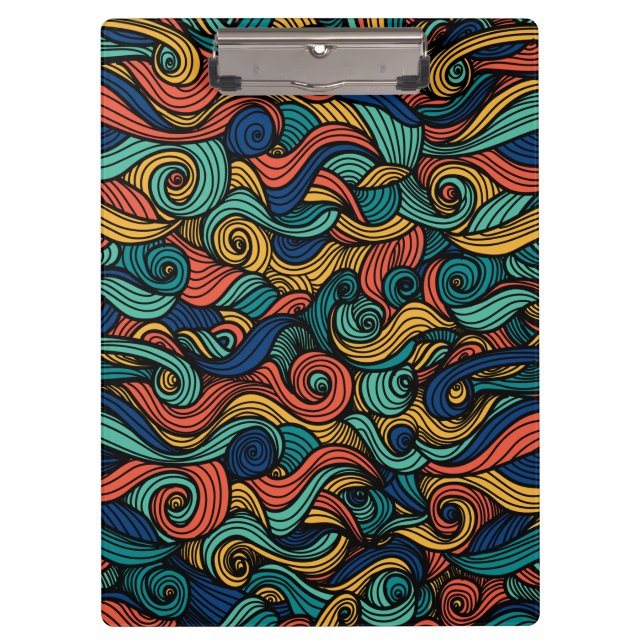 Wool Topped paisley      Clipboard (Front)