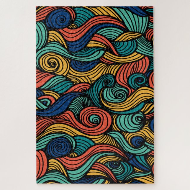 Wool Topped paisley      Jigsaw Puzzle (Vertical)