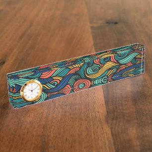 Wool Topped paisley      Nameplate