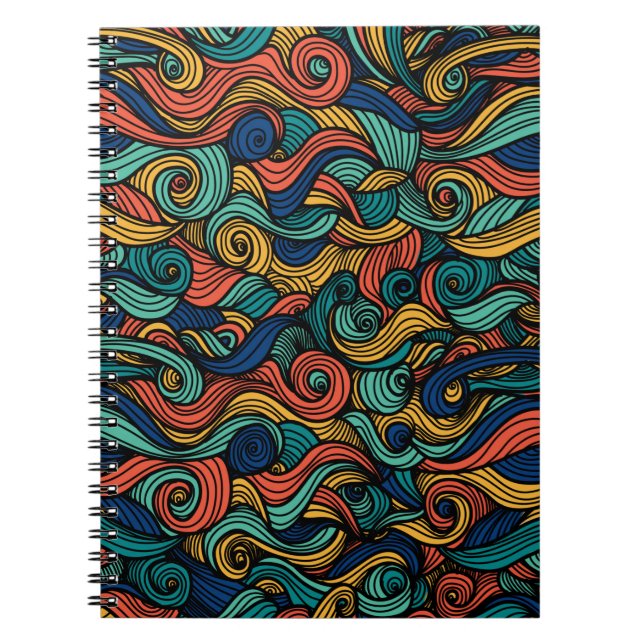 Wool Topped paisley      Notebook (Front)