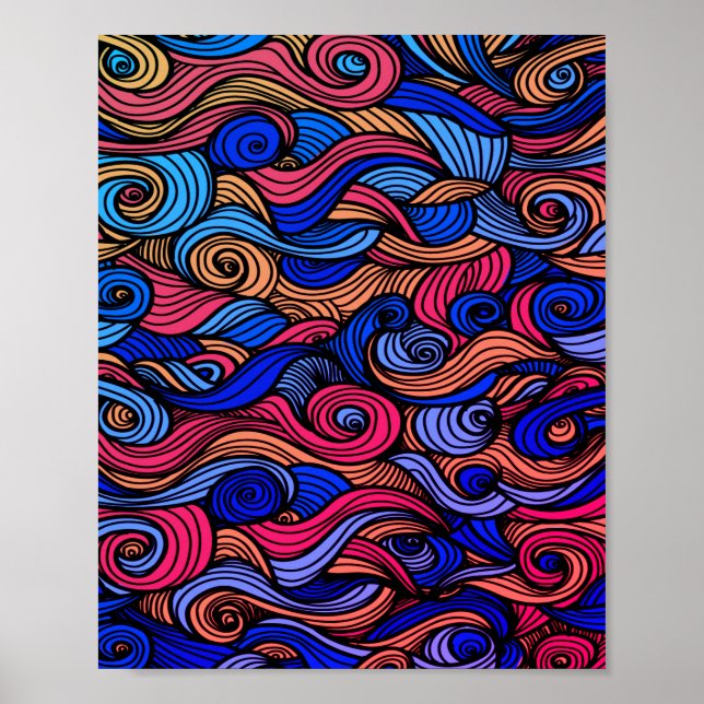 Wool Topped paisley   Poster (Front)