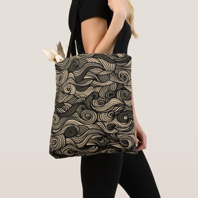 Wool Topped paisley      Tote Bag (Close Up)