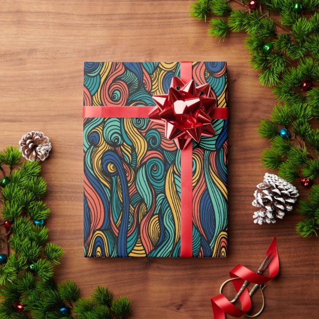 Wool Topped paisley      Wrapping Paper (Holiday Gift)