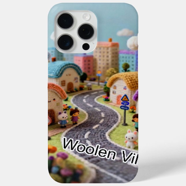 Woolen Village  Case-Mate iPhone Case (Back)