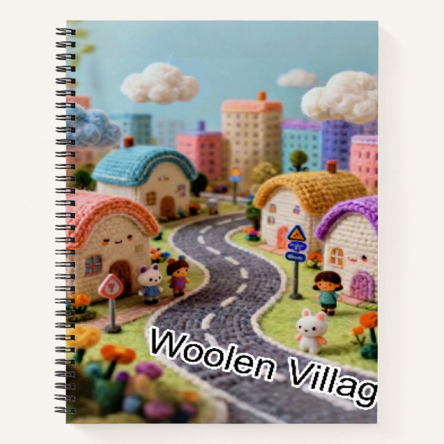Woolen Village  Notebook (Front)