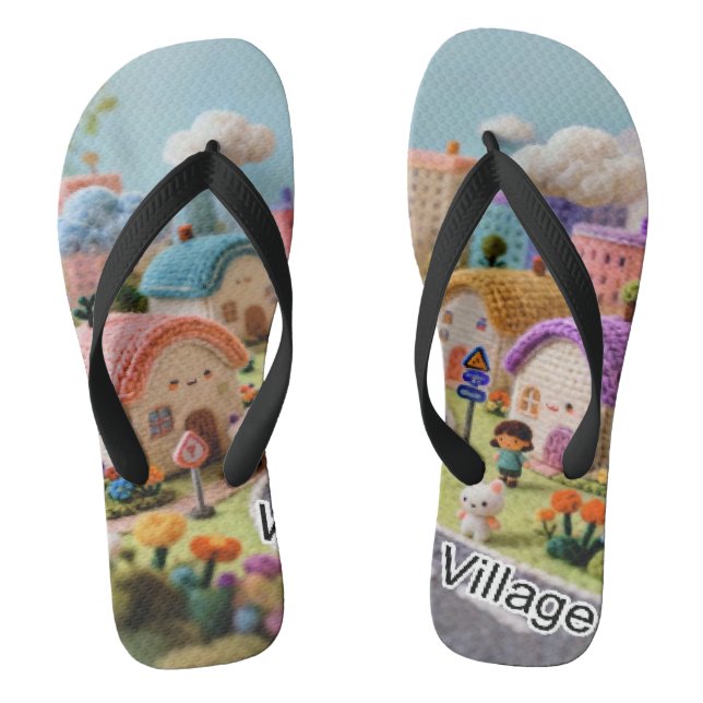 Woolen Village  Thongs (Footbed)