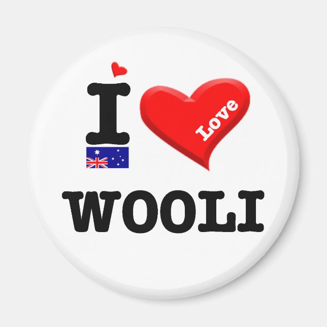 WOOLI - I Love Magnet (Front)