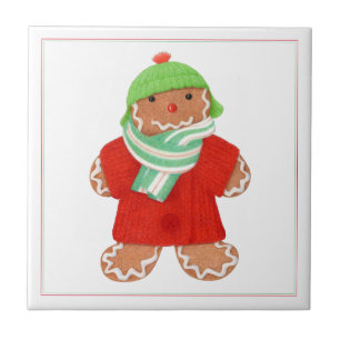 WOOLIE GINGERBREAD 4.25x4.25 Ceramic Tile