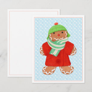 WOOLIE GINGERBREAD 4.25x5.5 Flat Card