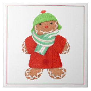 WOOLIE GINGERBREAD 6x6 Ceramic Tile