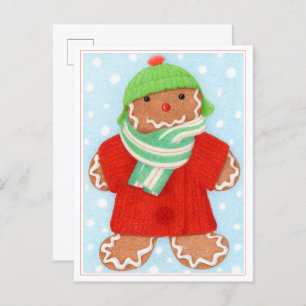 WOOLIE GINGERBREAD Postcard
