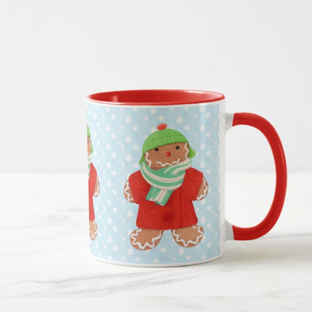 WOOLIE GINGERBREAD Red Combo Mug (Right)