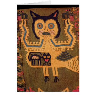 Woollen figure of a jaguar, Paracas Culture