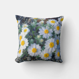 Woolly Daisy Wildflowers Cushion