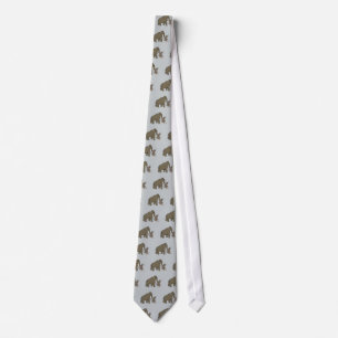 Woolly Mammoth And Bigfoot Tie