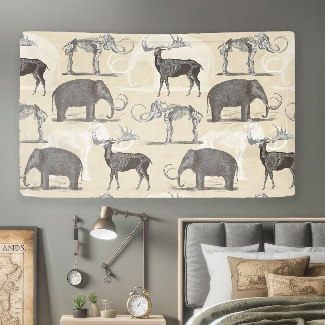 Woolly Mammoth and Irish Elk Prehistoric  Banner (Creator Uploaded)