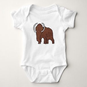 Woolly Mammoth Baby Bodysuit