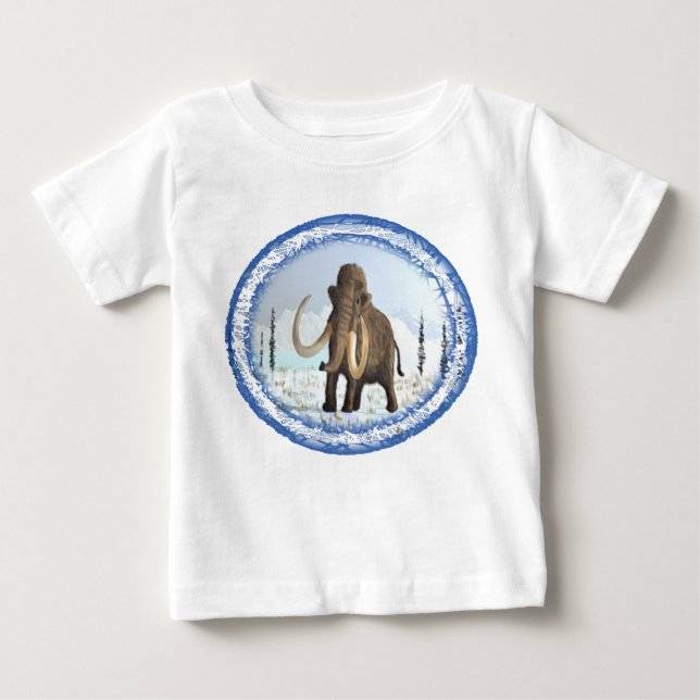 Woolly Mammoth Baby T-Shirt (Front)