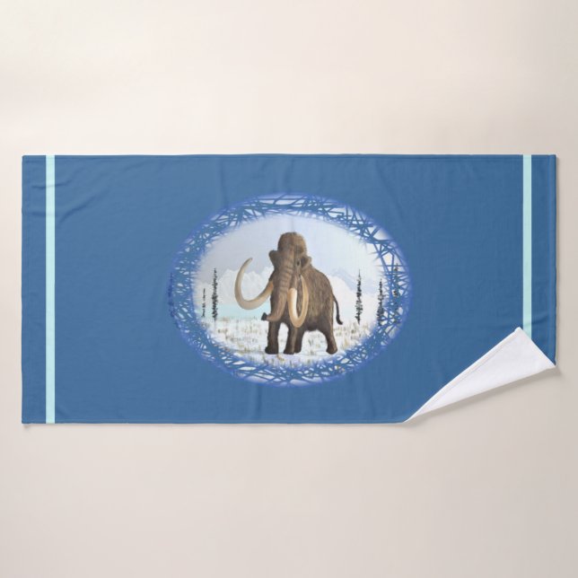 Woolly Mammoth Bath Towel (Bath Towel)