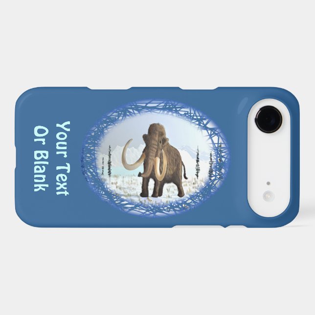 Woolly Mammoth Case-Mate iPhone Case (Back (Horizontal))
