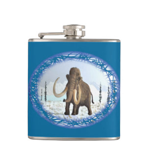 Woolly Mammoth Hip Flask