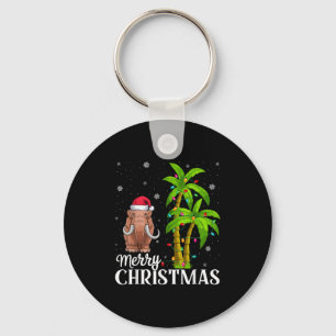 Woolly Mammoth Lovers Men Women Christmas Tree Lig Key Ring