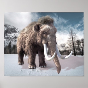 Woolly Mammoth Poster