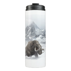 Woolly Mammoth Prehistoric Animal ice age Thermal Tumbler