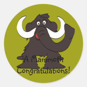 Woolly Mammoth Stickers