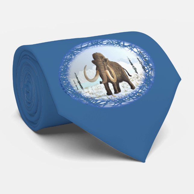 Woolly Mammoth Tie (Rolled)