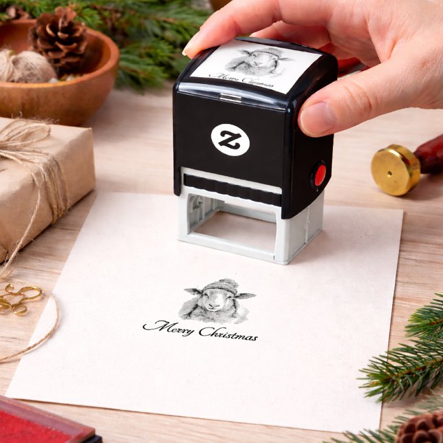 Woolly Wonderland, custom Self-inking Stamp (Creator Uploaded)