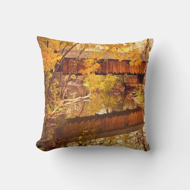 Woolslayer Covered Bridge Cushion (Front)
