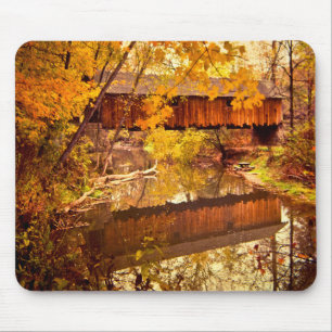 Woolslayer Covered Bridge Mouse Pad
