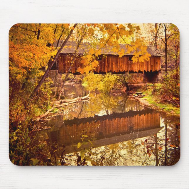 Woolslayer Covered Bridge Mouse Pad (Front)